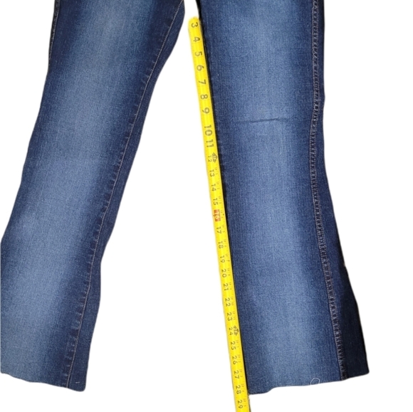 Pepe Jeans Classic Dark Blue Denim Raw Hem Sz 29 - Picture 9 of 9